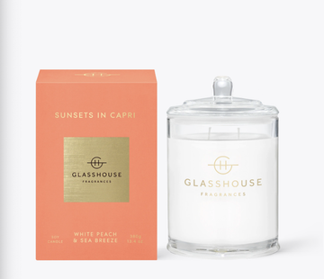 Glasshouse Fragrances Sunsets In Capri Candle - 380g
