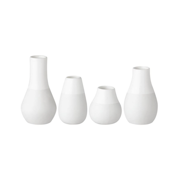 Mini Porcelain Vases - Set of 4