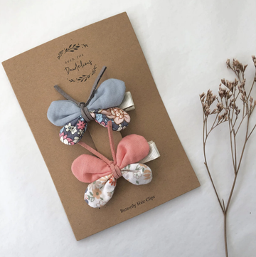Hair Clips Butterfly - Set of 2