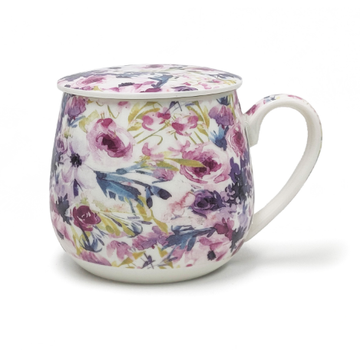 Tea Infuser Mug - Peonie Rose Bluhen
