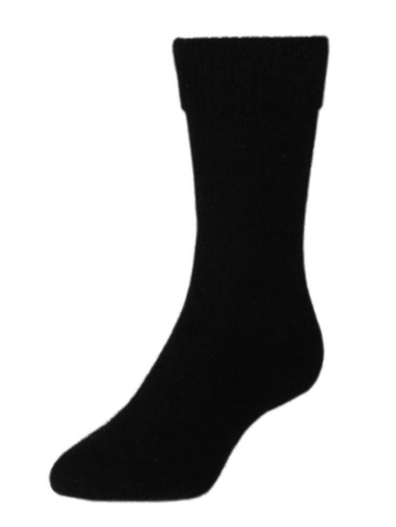 Possum Merino Dress Socks - Black
