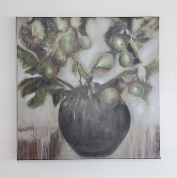 Ivy & Figs On Stretched Canvas