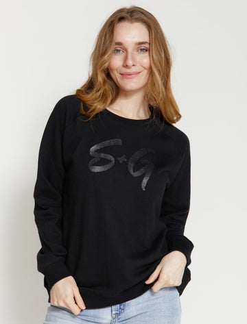 Sweater - Black with Black Logo