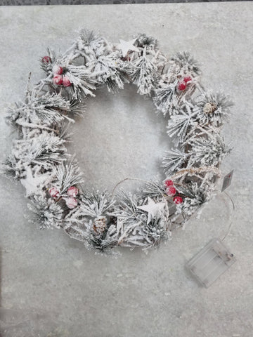 Wreath with 40 Lights