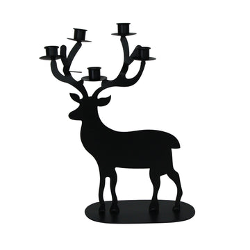 Iron Reindeer Candleholder - Large
