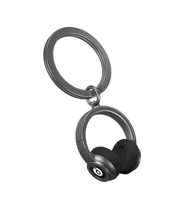 Keychain - Headphone/Gunmetal