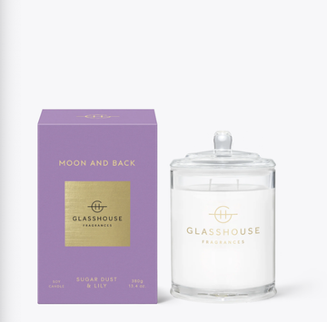 Glasshouse Fragrances Moon & Back Candle - 380g