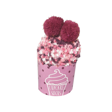 Cupcake Socks - Raspberry Swirl