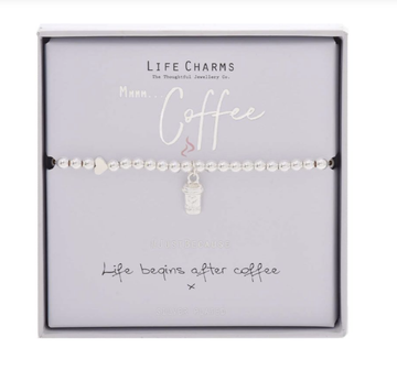 Life Charms Bracelet Coffee