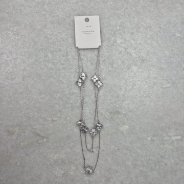 Vintage 10 Cross Necklace - Silver