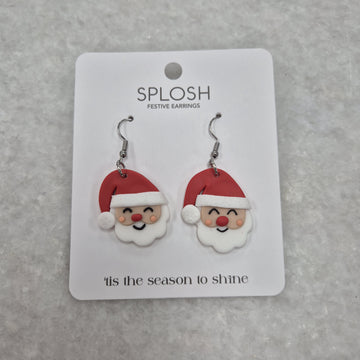 Santa Earrings - Small