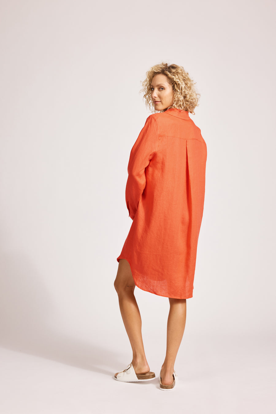 Miramar Shirt Dress - Coral