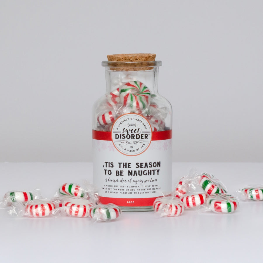 Tis The Season To Be Naughty Candy Jar