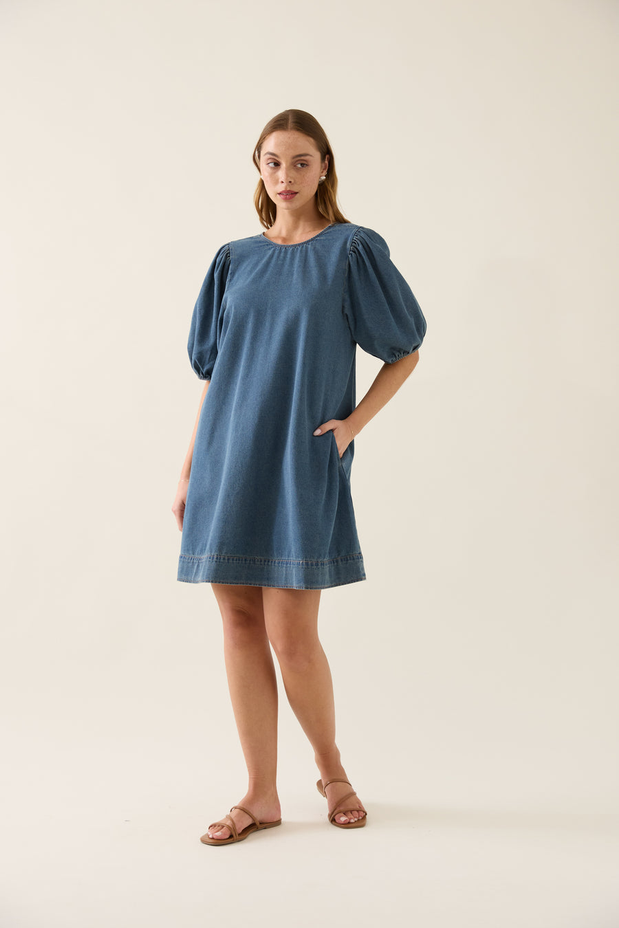 Sofie Denim Dress - Drift