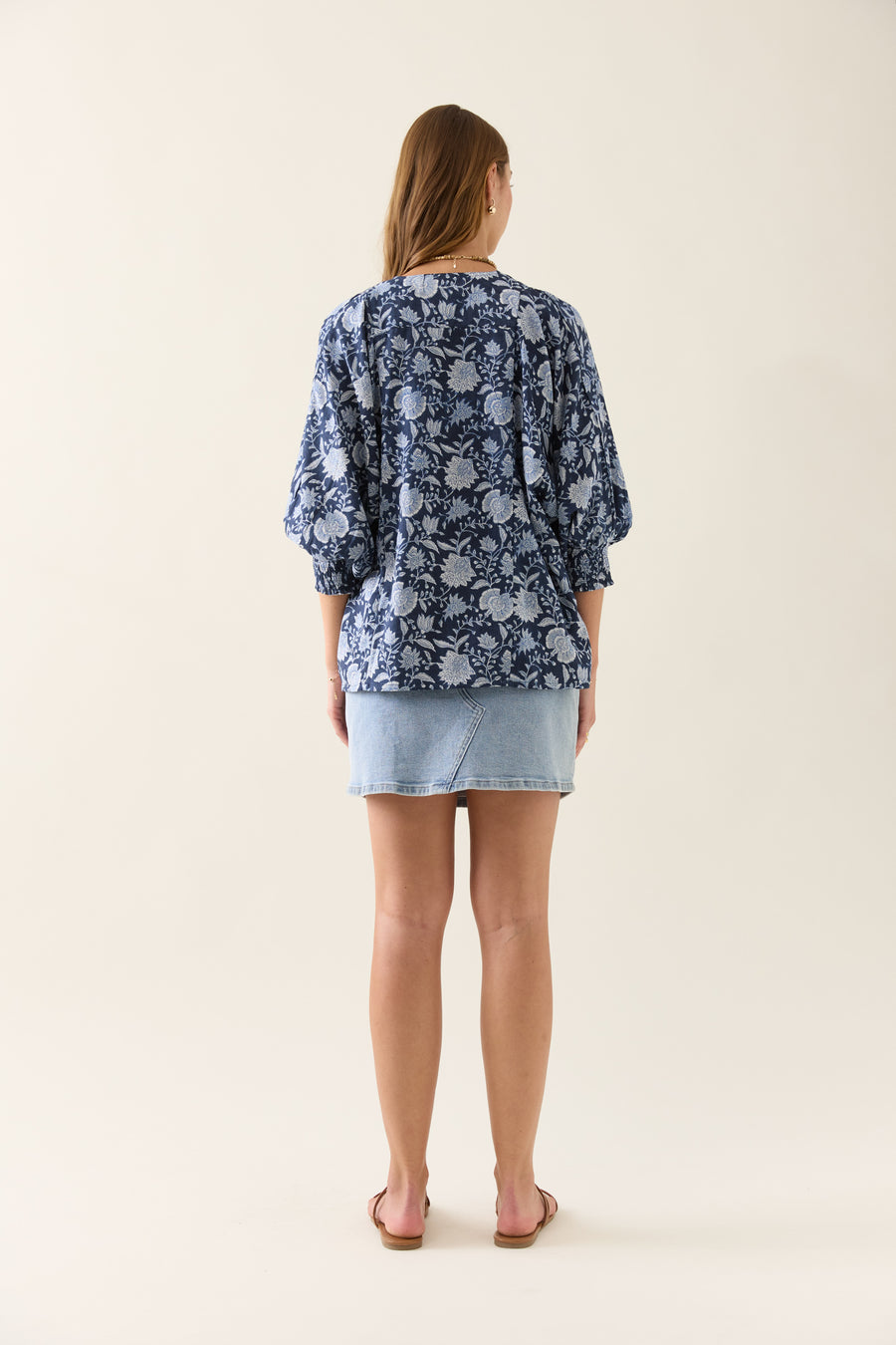Wilma Top - Navy