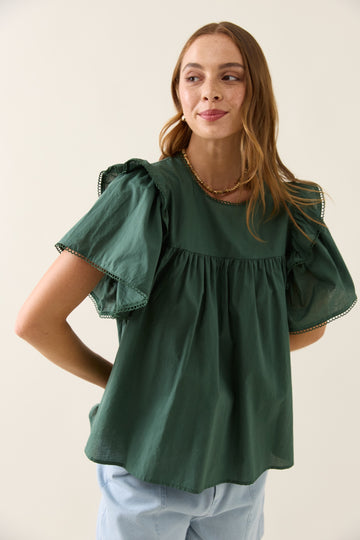 Aurora Frill Top - Myrtle