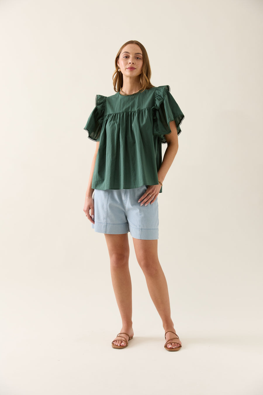 Aurora Frill Top - Myrtle