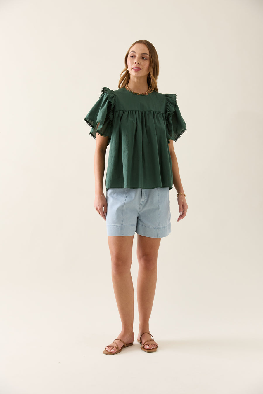 Aurora Frill Top - Myrtle