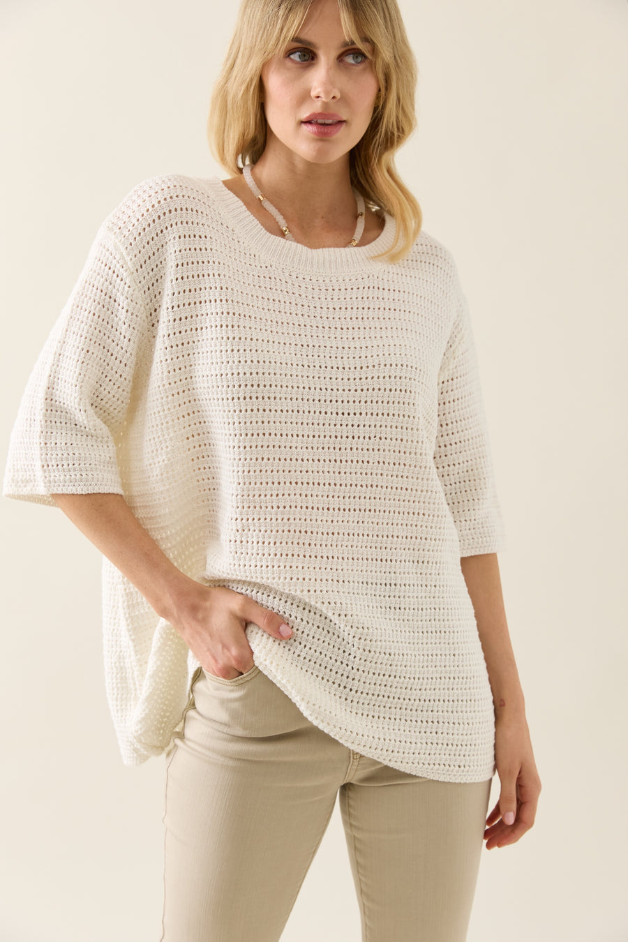 Sylvie Knit Tshirt - Lotus