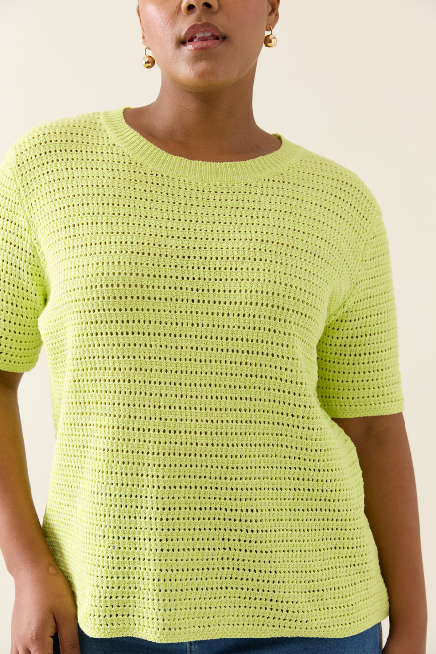 Sylvie Knit Tshirt - Pomelo