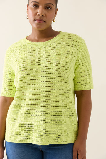 Sylvie Knit Tshirt - Pomelo