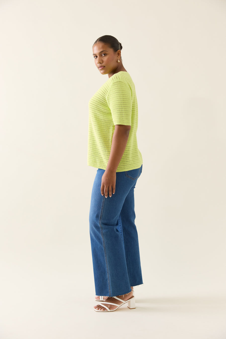 Sylvie Knit Tshirt - Pomelo