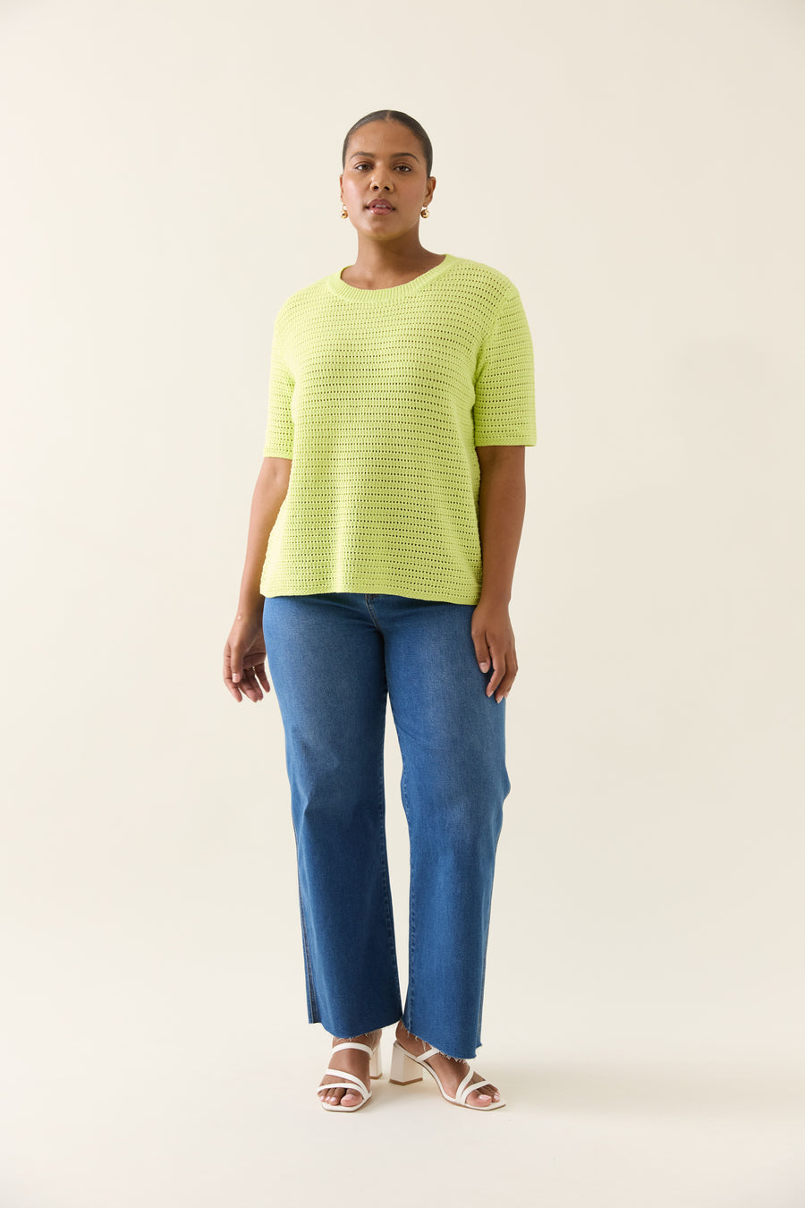 Sylvie Knit Tshirt - Pomelo