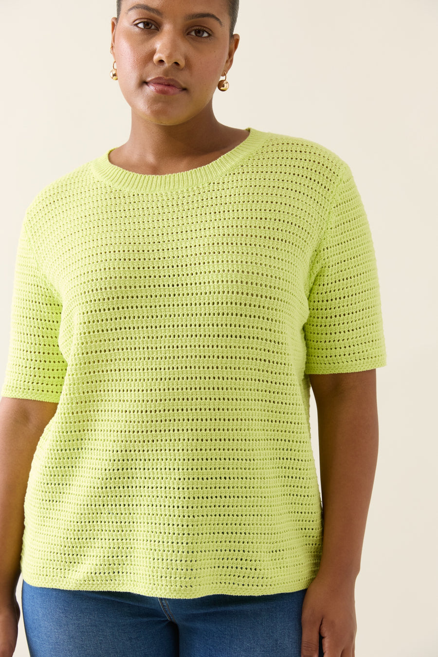 Sylvie Knit Tshirt - Pomelo