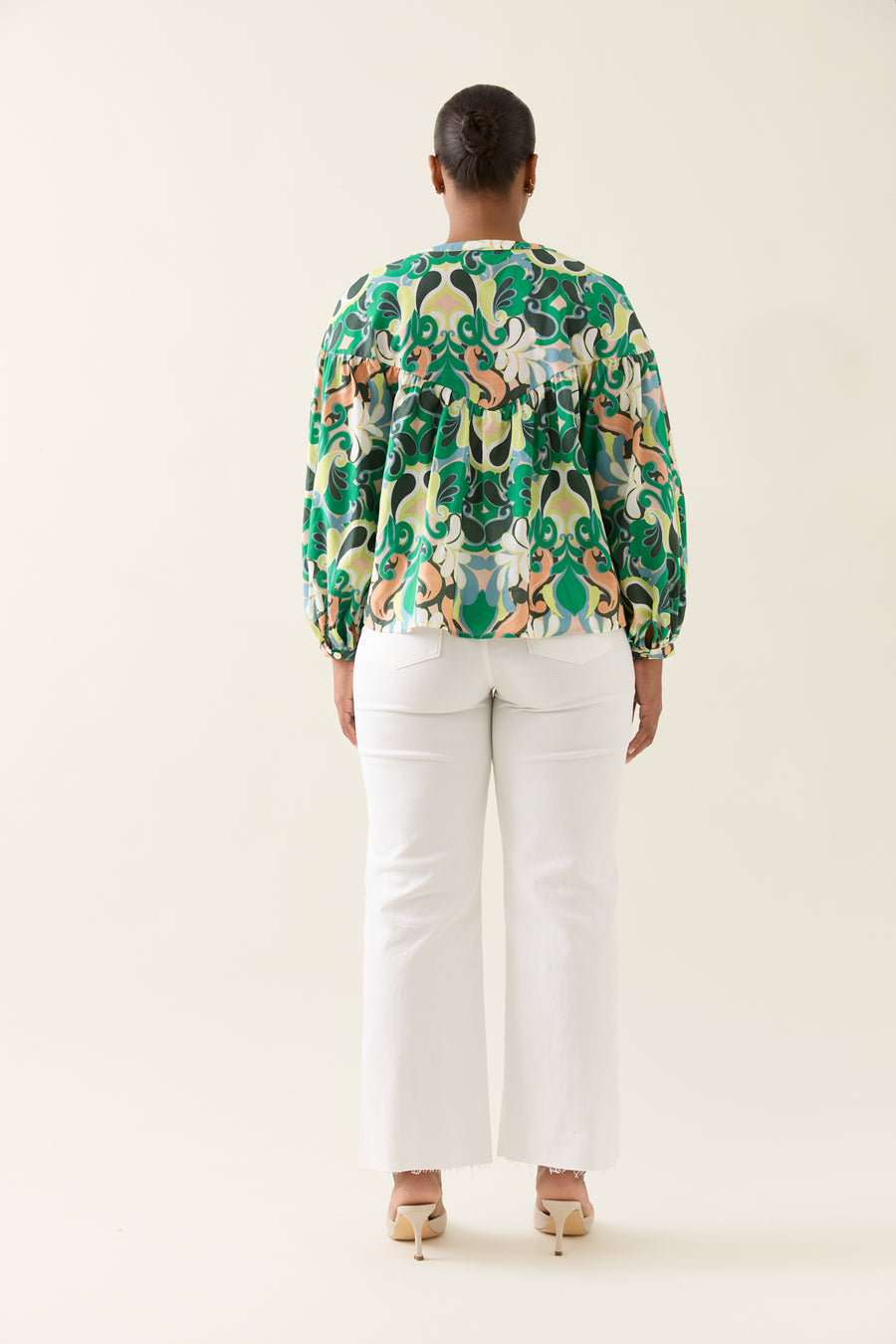 Aurora Button Shirt - Paisley