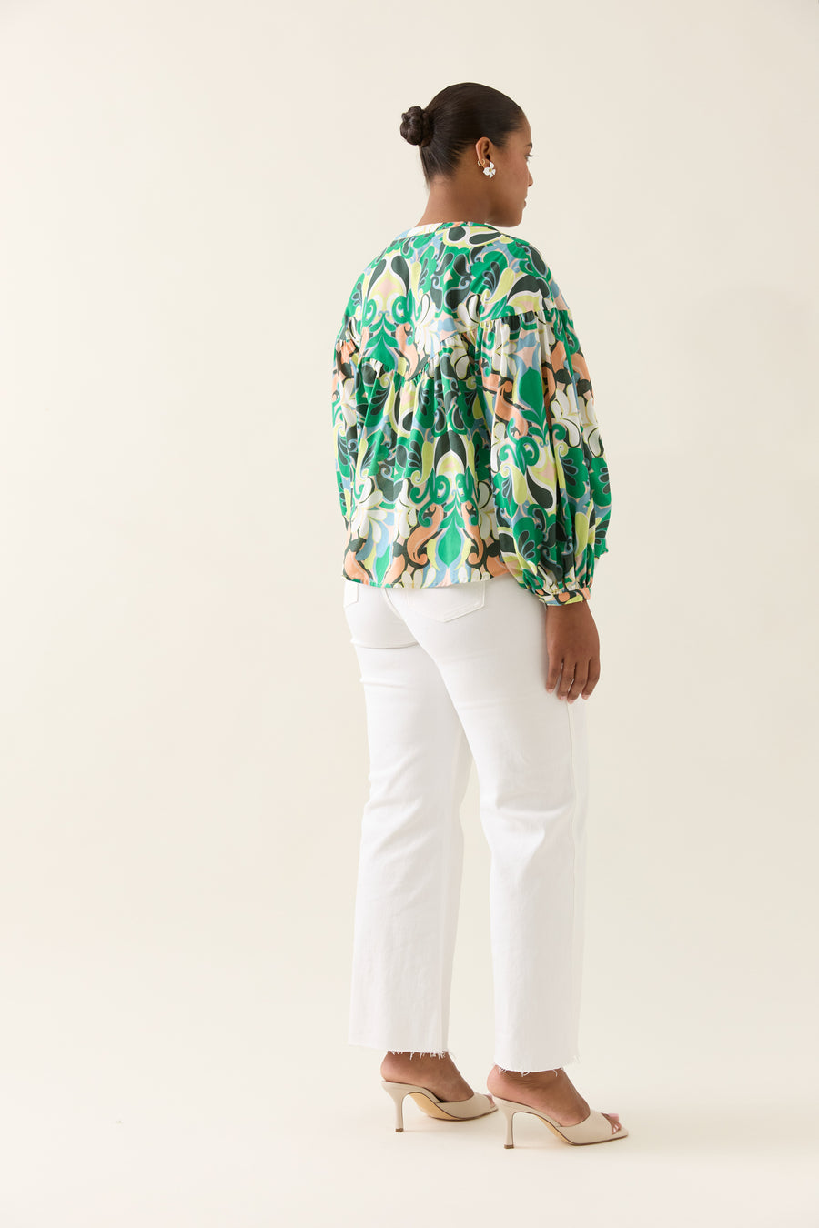 Aurora Button Shirt - Paisley
