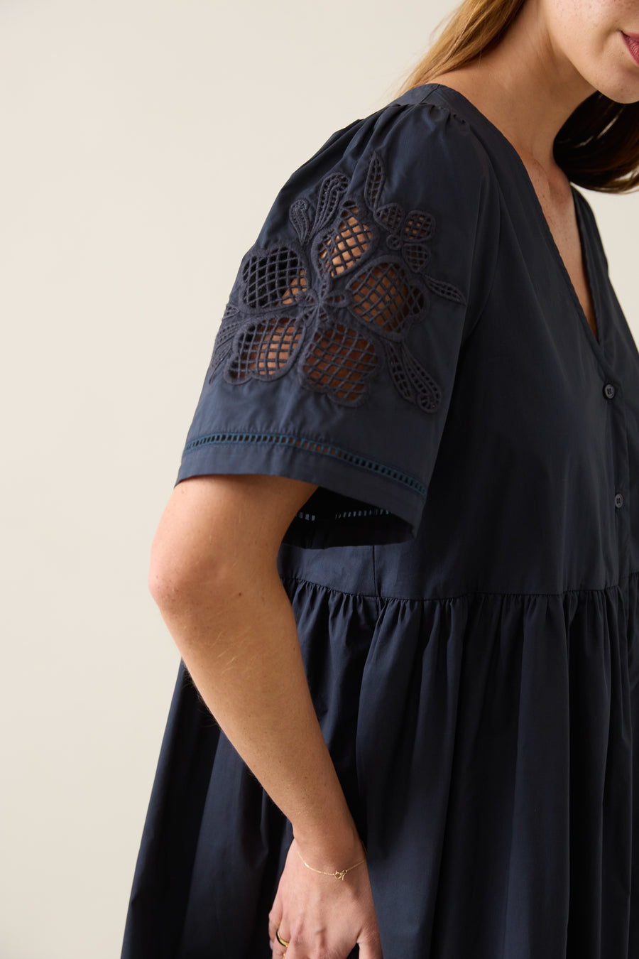 Nilsa Dress - Navy
