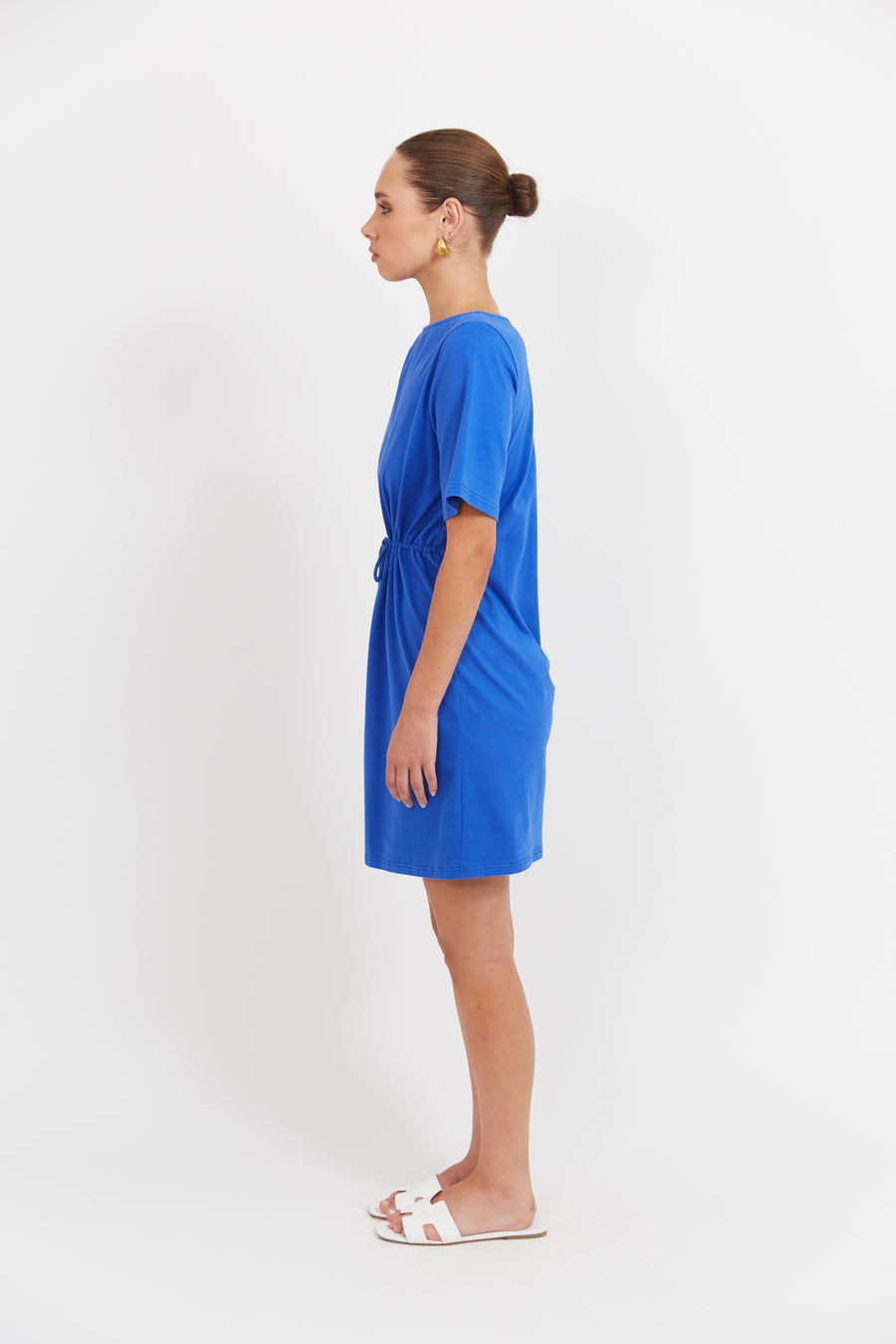 Jardin Tshirt Dress - Azul