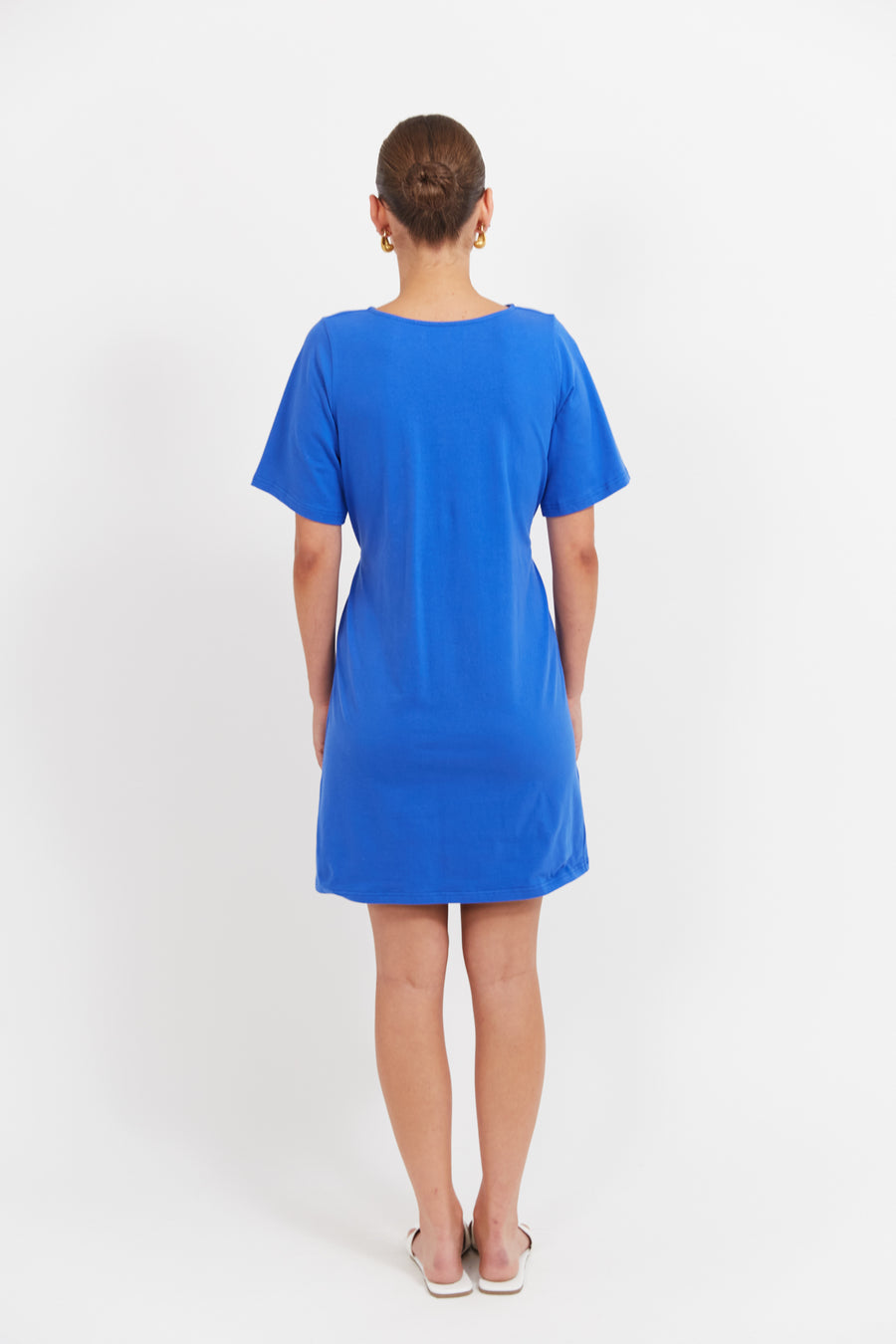 Jardin Tshirt Dress - Azul