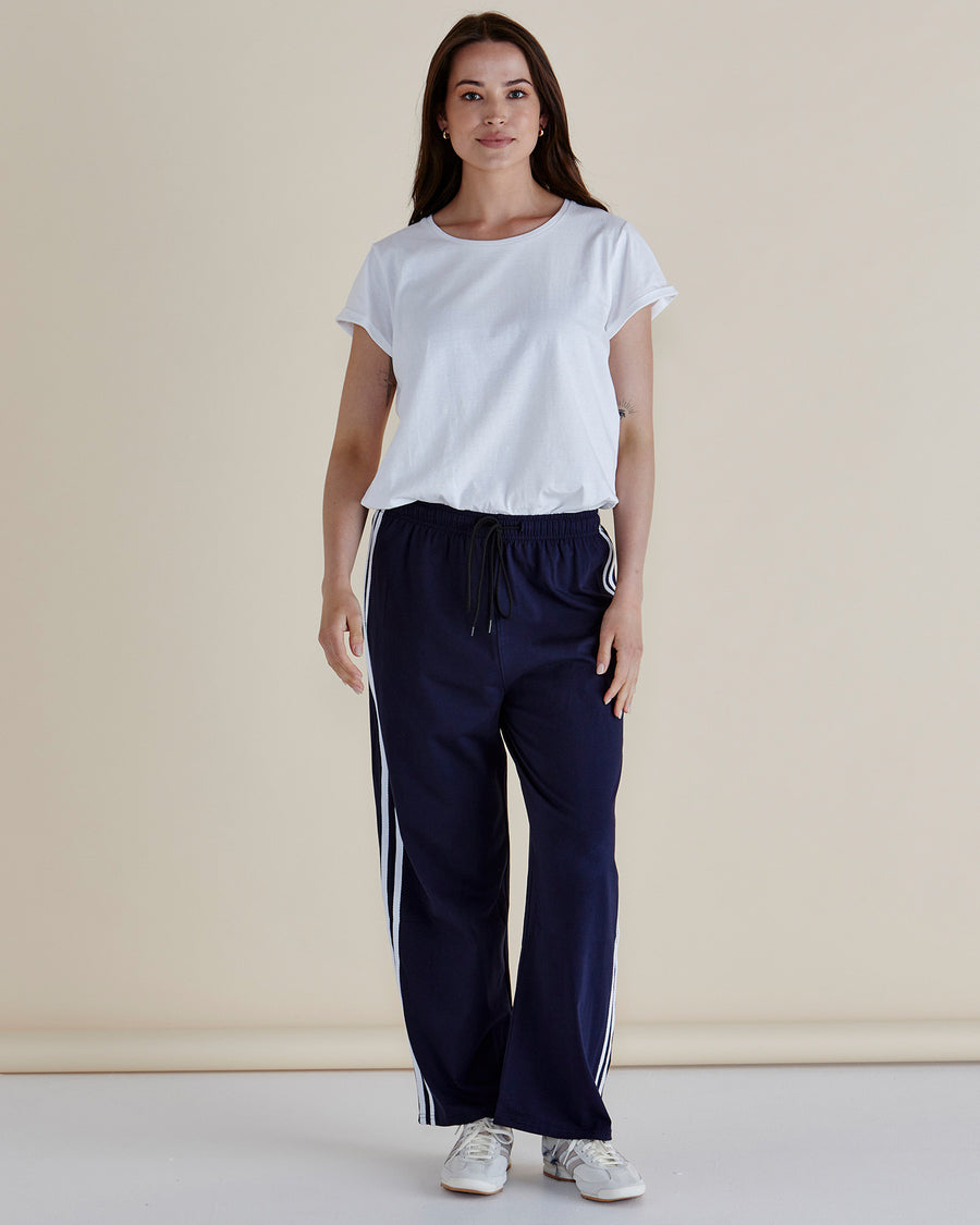 Nikki Relax Cotton Jogger - Navy