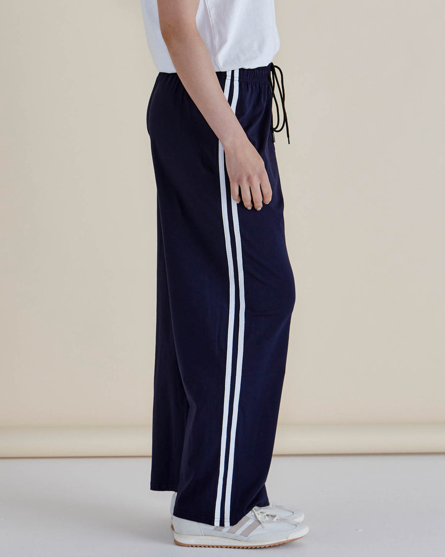 Nikki Relax Cotton Jogger - Navy