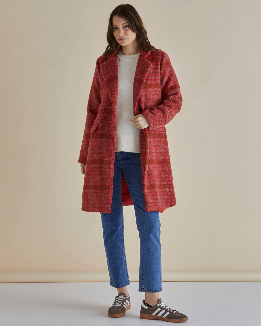 Wanda Coat - Rouge