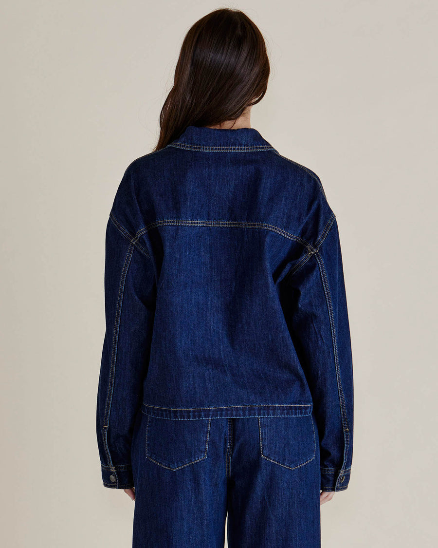 Selby Denim Jacket - Dark Blue