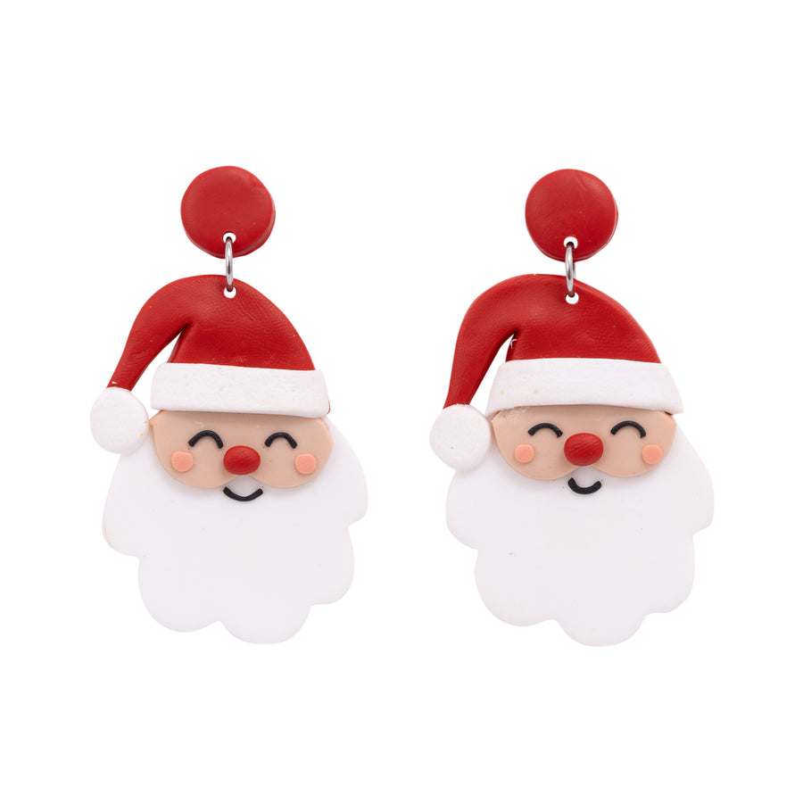Santa Earrings - Large