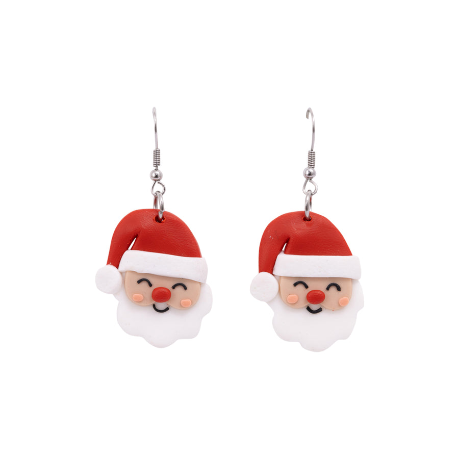 Santa Earrings - Small