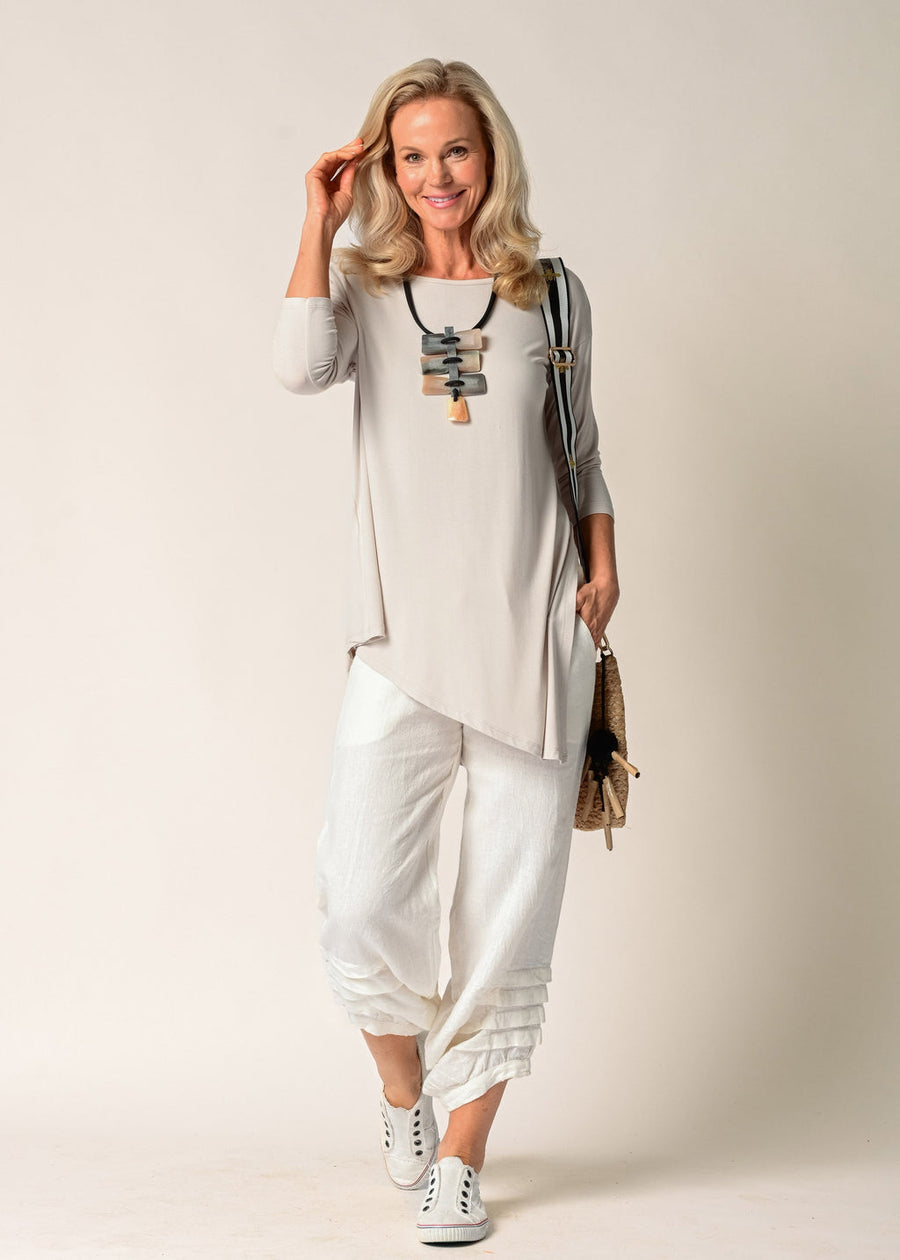 Cami Linen Pant in Cream