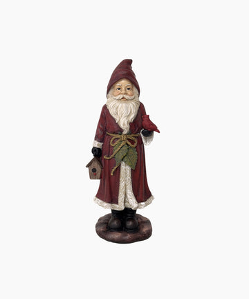 Traditional Santa with Bird