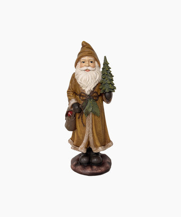 Traditional Santa with Tree