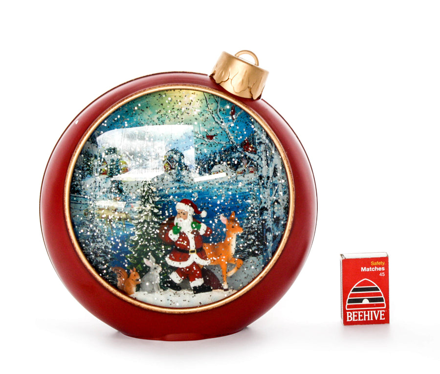 Moving Globe - Santa Scene