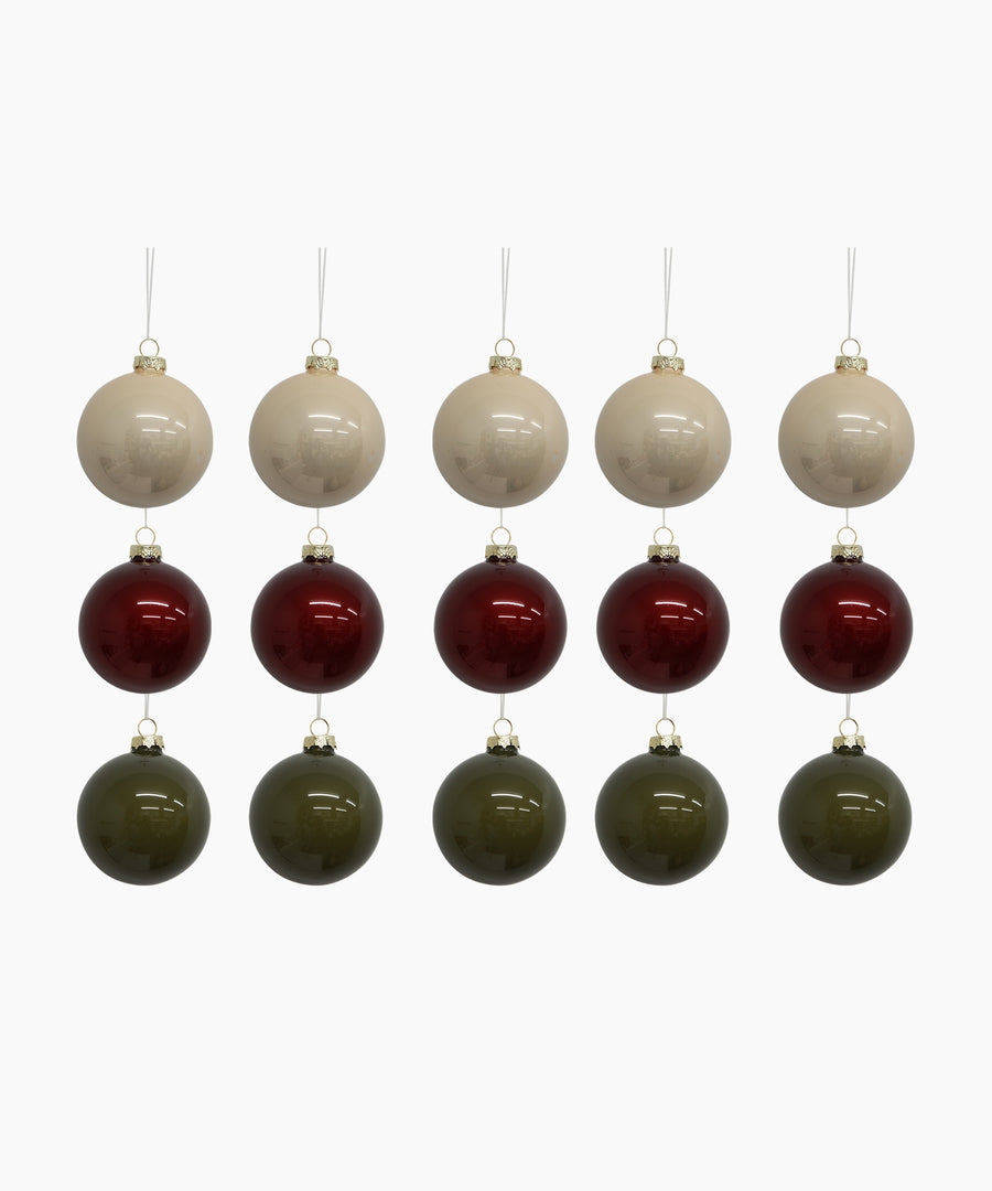 Christmas Ball Mixed Colours Mini