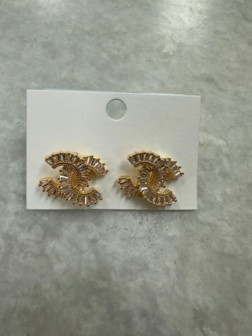 CC Earrings - Gold