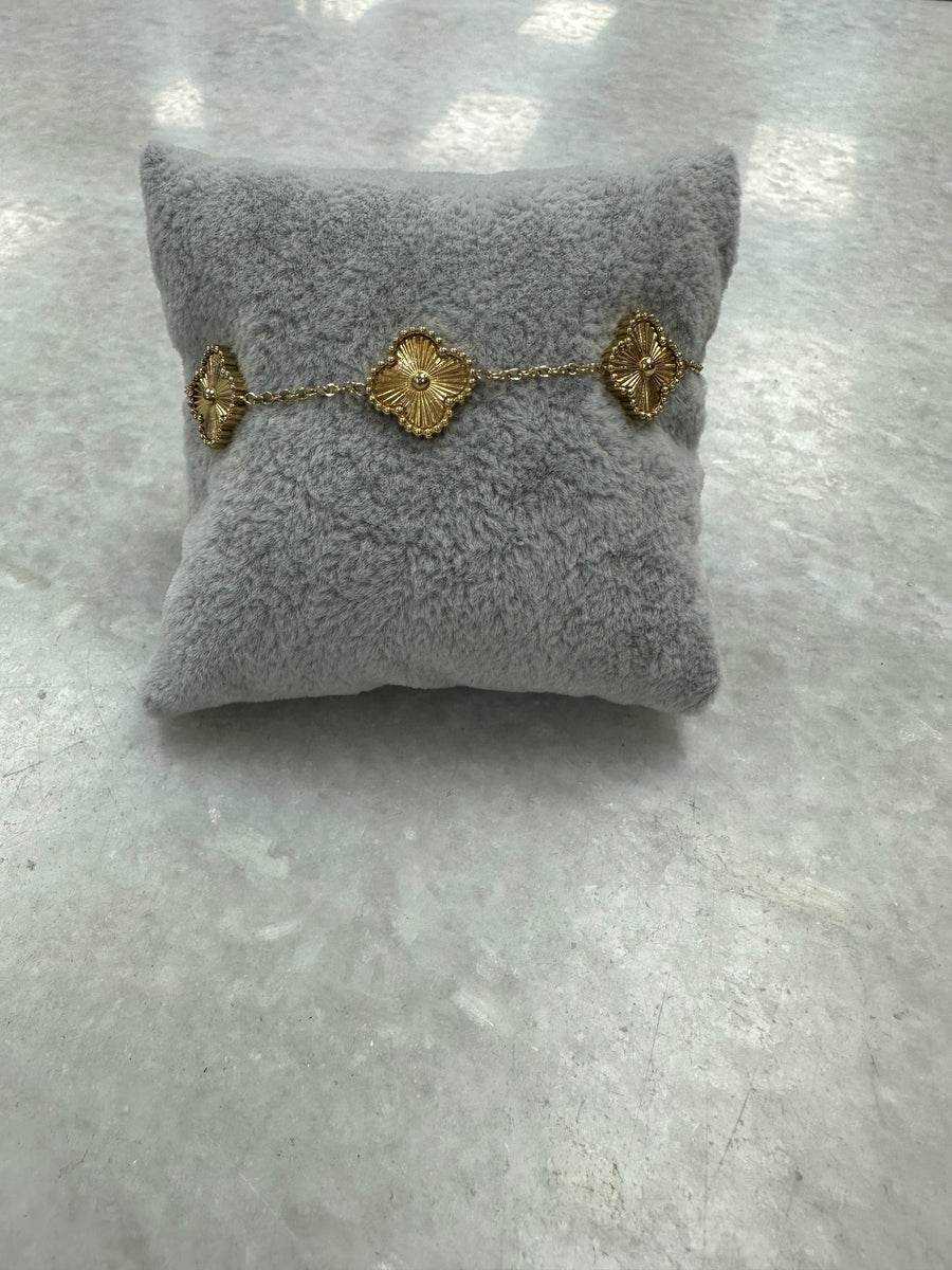 Vintage 5 Cross Bracelet - Gold