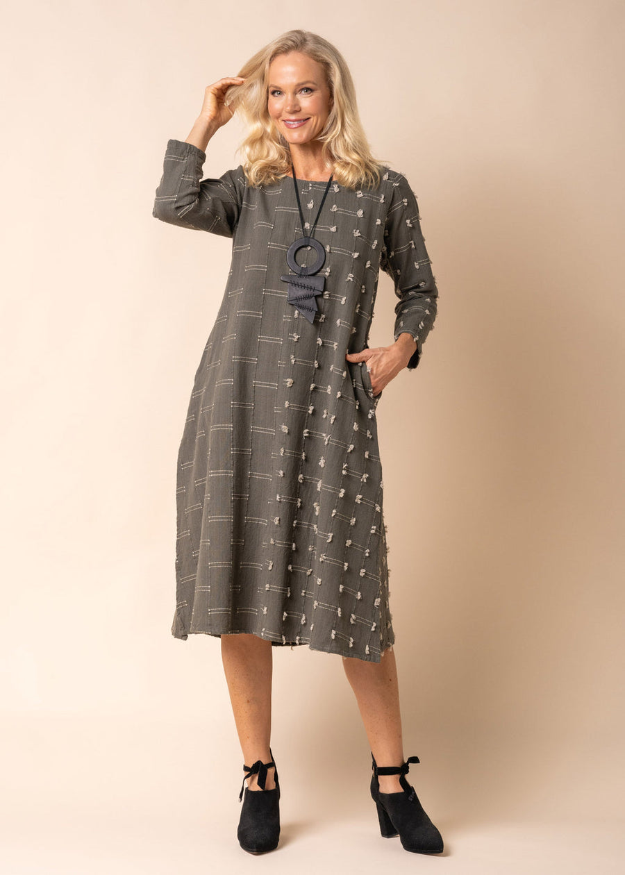Luella Dress in Khaki