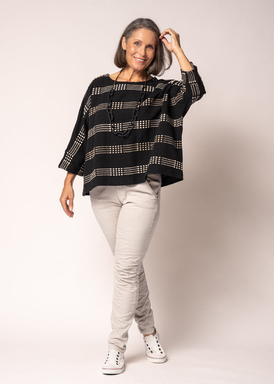 Malibu Cotton Top in Onyx