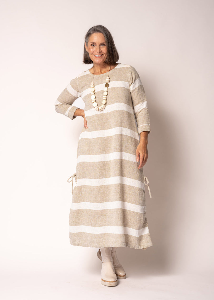 Marvel Cotton Dress in Cream