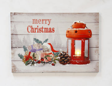 3D Light Picture - Metal Lantern